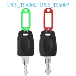 2 Keys for TSA007 TSA002 Master Luggage Keys,Universal Approved TSA007 TSA002 Luggage Suitcase Password Locks 007key