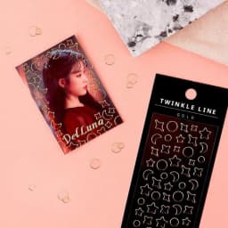 Korean hot stamping Silver Star butterfly stickers girl hand account diary card photo phone case planner DIY decorative sticker