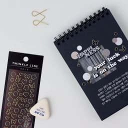 Korean hot stamping Silver Star butterfly stickers girl hand account diary card photo phone case planner DIY decorative sticker