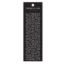 Korean hot stamping Silver Star butterfly stickers girl hand account diary card photo phone case planner DIY decorative sticker