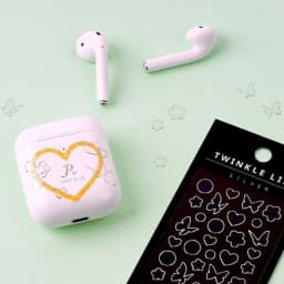 Korean hot stamping Silver Star butterfly stickers girl hand account diary card photo phone case planner DIY decorative sticker