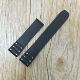 For Cartier Santos strap Silicone bracelet High quality Rubber watchband for Waterproof rubber band 21mm black blue wristband