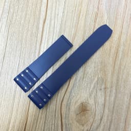 For Cartier Santos strap Silicone bracelet High quality Rubber watchband for Waterproof rubber band 21mm black blue wristband
