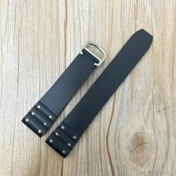 For Cartier Santos strap Silicone bracelet High quality Rubber watchband for Waterproof rubber band 21mm black blue wristband