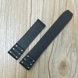 For Cartier Santos strap Silicone bracelet High quality Rubber watchband for Waterproof rubber band 21mm black blue wristband