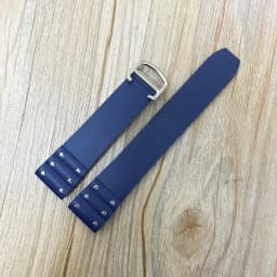 For Cartier Santos strap Silicone bracelet High quality Rubber watchband for Waterproof rubber band 21mm black blue wristband