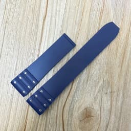 For Cartier Santos strap Silicone bracelet High quality Rubber watchband for Waterproof rubber band 21mm black blue wristband