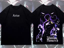 Solo nivellement Arise t-shirt surdimensionné japonais femmes hommes coton Y2k manches Streetwear Hip Hop haut t-shirts