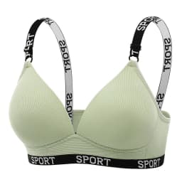 Cross Border Trade Underwear Women Thin Style Without Steel Rings Comfortable Folding Bra Shoulder Strap Sports Breathable Bra