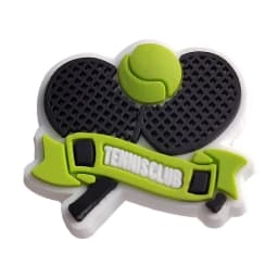 2pcs PVC tennis series ball loving detachable shoe buckle charm accessories decorations for sandals sneaker clog wristbands funs