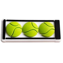 2pcs PVC tennis series ball loving detachable shoe buckle charm accessories decorations for sandals sneaker clog wristbands funs