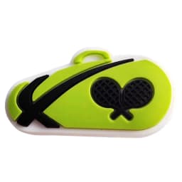 2pcs PVC tennis series ball loving detachable shoe buckle charm accessories decorations for sandals sneaker clog wristbands funs