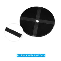 5/10/50M GT2-6/10mm Open Timing Belt 2GT Aramid Fiber Rubber/PU with Steel Core Gt2 Belt Cutting Length for 3D Printer Wholesale