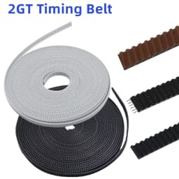 5/10/50M GT2-6/10mm Open Timing Belt 2GT Aramid Fiber Rubber/PU with Steel Core Gt2 Belt Cutting Length for 3D Printer Wholesale
