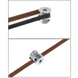 5/10/50M GT2-6/10mm Open Timing Belt 2GT Aramid Fiber Rubber/PU with Steel Core Gt2 Belt Cutting Length for 3D Printer Wholesale