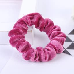 2022 New Arrival Velvet Elastic Hair Ropes Scrunchies Girls' No Crease Hair Ties Women Hair Accessories Headwear