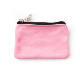 DIY Plain Canvas Cotton Bag Pure Zipper Coin Key Bag Money Pocket Women Men Hand-held Coin Purse Small Wallet Kid