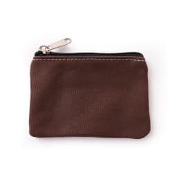 DIY Plain Canvas Cotton Bag Pure Zipper Coin Key Bag Money Pocket Women Men Hand-held Coin Purse Small Wallet Kid