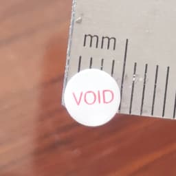 400pcs 5mm Screw Hole Security Seal Warranty Void Brittle Paper Sticker Tamper Evident Removal Proof Repair Guanantee Stamps