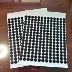400pcs 5mm Screw Hole Security Seal Warranty Void Brittle Paper Sticker Tamper Evident Removal Proof Repair Guanantee Stamps