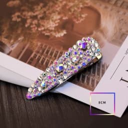Korea Shiny Rhinestones Hair Clips Women Crystal Hairpin Geometric Waterdrop Imitiation Pearl Hair Accessories Girl Dropshipping