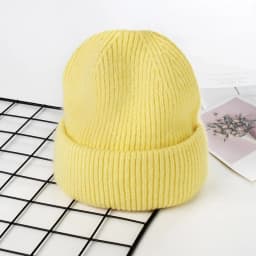 VISROVER 9 Colors Unisex Solid Color Real Rabbit Fur Beanies Winter Hat For Woman Knit Bonnet Acrylic Woman Autumn Warm Skullies