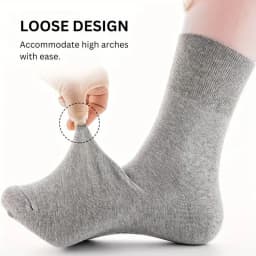 7 pairs women's non binding diabetes socks comfortable breathable shoes suitable for elderly and pregnant women for fat feet