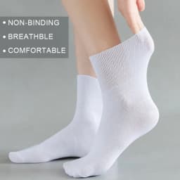 7 pairs women's non binding diabetes socks comfortable breathable shoes suitable for elderly and pregnant women for fat feet