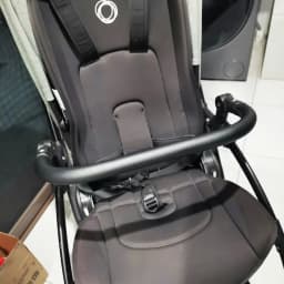 Baby Armrest For Bugaboo Bee/3/5/6 Buggy Bumper Bar With Leather Cover Clamp Openable Foldable Stroller Replace Accessories