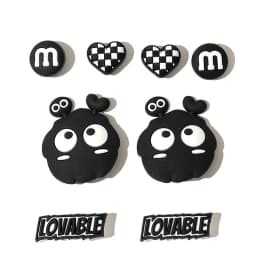 3D Cute Big Eyes Shoe Charms for Clogs Accessories Fashion Set DIY Slide Sandals Garden Shoe Buckles Decoration Boys Girls Gifts
