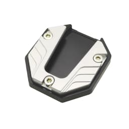1x Motorcycle Side Stand Cover Aluminum Alloy Motorcycle Stands Pad Universal Bicycle Foot Extension Kickstand Accessories Black
