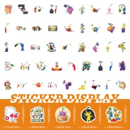 100PCS Cute Plant Pikmin Doodle Stickers - Adventure-Themed Decals for Journals, Laptop Skins & DIY Accessories