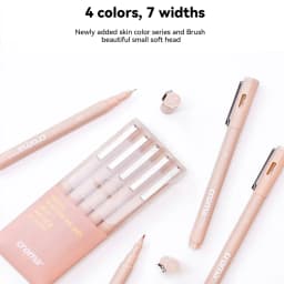 Micron Liner Fineliner Pen 0.05 0.03 0.1 0.5 Brush Tip Black Brown Fineliner Sketching Manga Drawing Pen Color Sketch Stationery