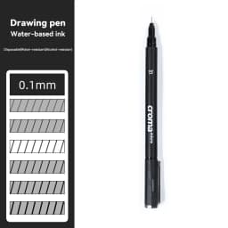 Micron Liner Fineliner Pen 0.05 0.03 0.1 0.5 Brush Tip Black Brown Fineliner Sketching Manga Drawing Pen Color Sketch Stationery