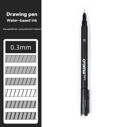 Micron Liner Fineliner Pen 0.05 0.03 0.1 0.5 Brush Tip Black Brown Fineliner Sketching Manga Drawing Pen Color Sketch Stationery