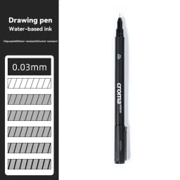 Micron Liner Fineliner Pen 0.05 0.03 0.1 0.5 Brush Tip Black Brown Fineliner Sketching Manga Drawing Pen Color Sketch Stationery