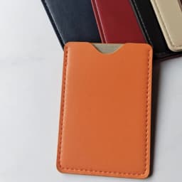 Premium PU Leather NFC Anti-Theft Card Holder - RFID Blocking Sleeve for Credit Cards, Secure & Slim Design, Travel Essentials