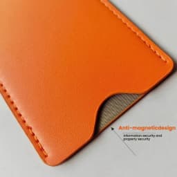 Premium PU Leather NFC Anti-Theft Card Holder - RFID Blocking Sleeve for Credit Cards, Secure & Slim Design, Travel Essentials