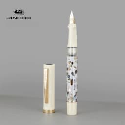 JINHAO 58 Wood / Scrimshaw Fountain Pen Colorful F EF Ink Pen High Quality Calligraphy Pen Stationery School Office Supplies