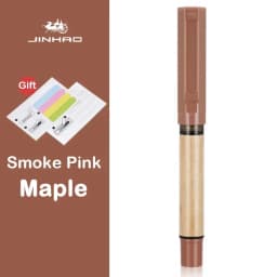 JINHAO 58 Wood / Scrimshaw Fountain Pen Colorful F EF Ink Pen High Quality Calligraphy Pen Stationery School Office Supplies