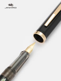 JINHAO 58 Wood / Scrimshaw Fountain Pen Colorful F EF Ink Pen High Quality Calligraphy Pen Stationery School Office Supplies