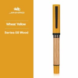 JINHAO 58 Wood / Scrimshaw Fountain Pen Colorful F EF Ink Pen High Quality Calligraphy Pen Stationery School Office Supplies