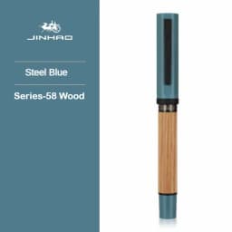 JINHAO 58 Wood / Scrimshaw Fountain Pen Colorful F EF Ink Pen High Quality Calligraphy Pen Stationery School Office Supplies