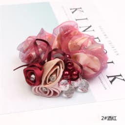 Korean Elegant Flower Scrunchies Women Girls Elastic Hair Rubber Bands Accessories Tie Hair Ring Rope Ponytail Holder Headdress