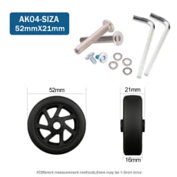 Suitcase Wheels 1 Pair of Luggage Suitcase Replacement Wheels Axles Deluxe Repair Deluxe Repair Tool Casters
