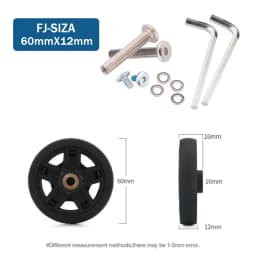 Suitcase Wheels 1 Pair of Luggage Suitcase Replacement Wheels Axles Deluxe Repair Deluxe Repair Tool Casters