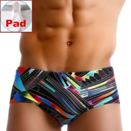 Men Swimwear Swim Boxers Board Shorts Surfing Bikini Swimsuits Brazilian Cut Bathing Suit Water Sports Trunks Beach Underwear