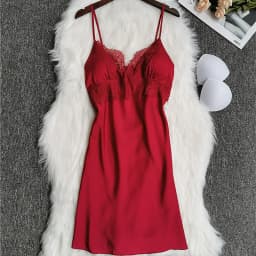 White 5PCS Sleep Set Pajamas Lady Lace Satin Pyjamas Kimono Bath Gown Loose Sleepwear Home Cloting V-Neck Casual Nightwear