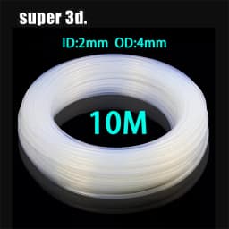 10m PTFE Tube Clear Pipe PFA ID 2mm OD 4mm For V5/V6 1.75mm Bowden Extruder J-head Hotend Throat 3D Printer Parts