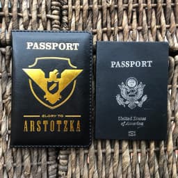 Glory to Arstotzka Passport Cover Russia Travel Papers Please Passport Holder  Covers for Passport